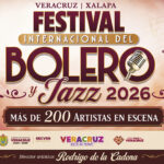 Del 10 al 12 de julio, Festival Internacional del Bolero y Jazz: Gobierno de Veracruz