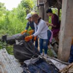 Recolectan siete toneladas de cacharros en jornada de salud contra el dengue en Minatitlán