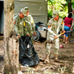 Coordinación de fuerzas federales y municipales supervisan zonas afectadas en Isla bajo el Plan DN-III-E
