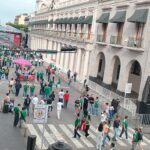 Comienzan a llegar aficionados a Plaza Lerdo para apoyar a la Selección Mexicana
