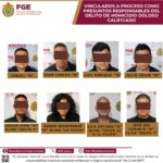 Vinculados a proceso los ocho detenidos por homicidio de comunicadora en Nanchital