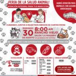 Anuncia el H. Ayuntamiento la feria de la salud animal en Rancho Viejo