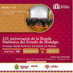 Concierto de la Banda Sinfónica del Estado de Hidalgo en el Teatro de la Reforma