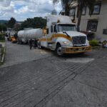 Guardia nacional asegura pipa con combustible en Xalapa, Veracruz