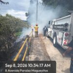 Atienden y controlan incendio en la zona de Magueyitos, Banderilla