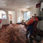 Atiende obras públicas vivienda afectada por deslizamiento en la colonia Cerro Colorado