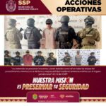 Operativos coordinados: 284 dosis de presuntas sustancias ilícitas aseguradas, 54 personas detenidas y 51 vehículos recuperados